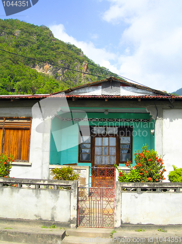 Image of typical house Soufriere St. Lucia