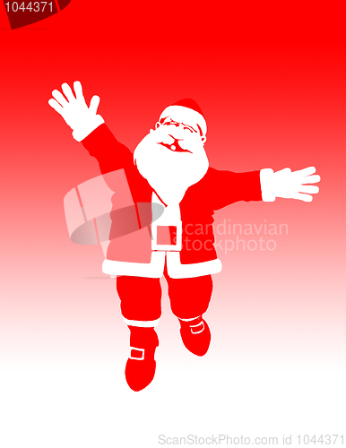 Image of Toon Santa Jumping