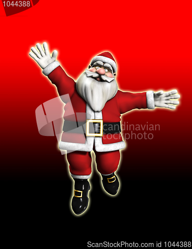 Image of Jumping Santa