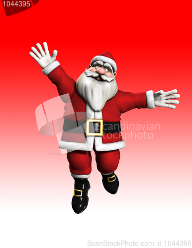 Image of Jumping Santa