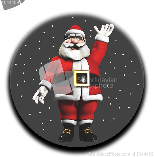 Image of Santa In A Globe