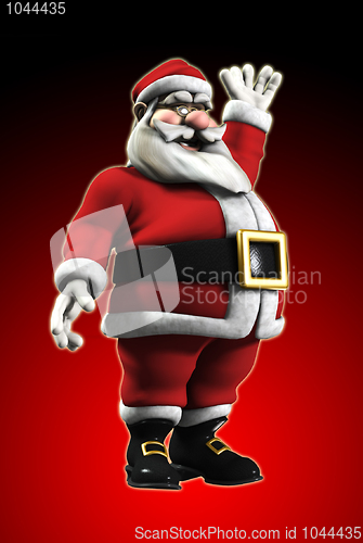 Image of Waving Santa