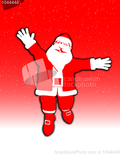 Image of Toon Santa Jumping