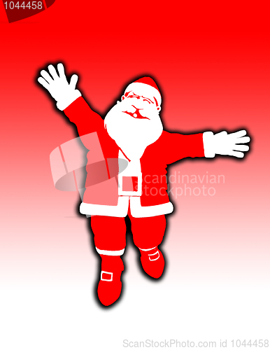 Image of Toon Santa Jumping