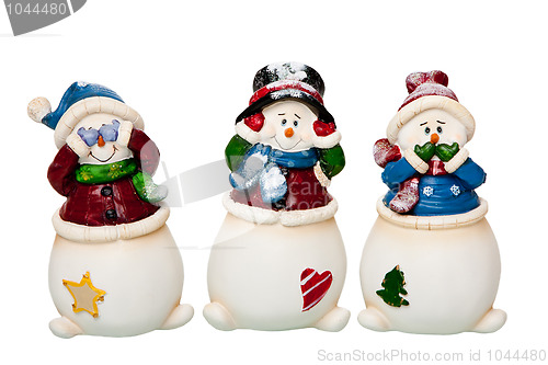 Image of See, Hear, Speak no Evil Snowman