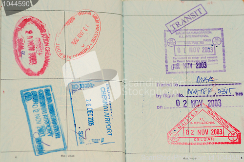 Image of Passport Stamps