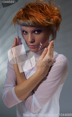 Image of Stylish laboratory woman