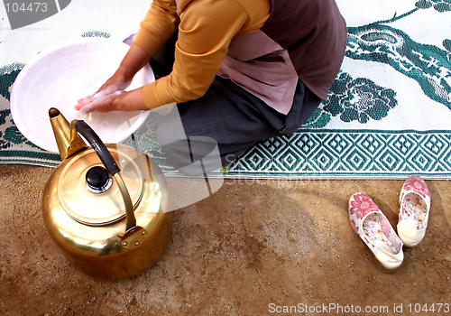 Image of Woman working