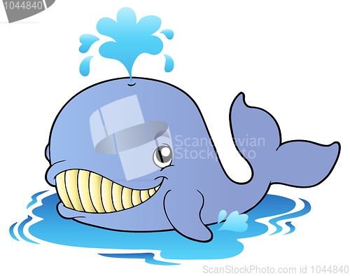 Image of Big cartoon whale