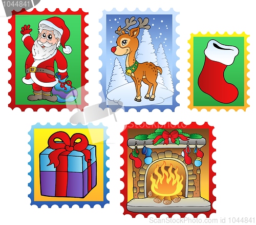 Image of Various Christmas post stamps 2