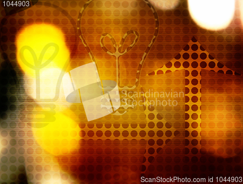 Image of Background - bulb & arrow