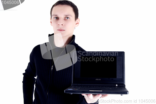 Image of man with laptop