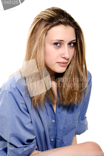 Image of depressed girl  girl