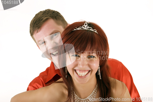 Image of Young happy couple 