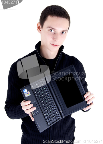 Image of man with laptop 