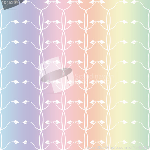 Image of Seamless wallpaper of floral pattern