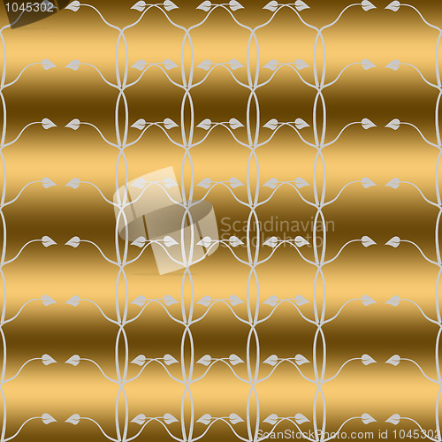 Image of Seamless wallpaper of floral pattern