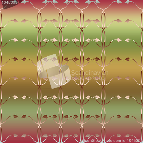 Image of Seamless wallpaper of floral pattern