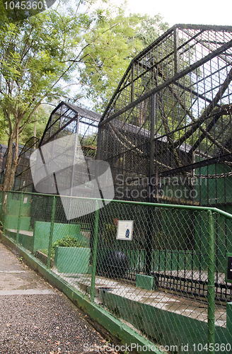 Image of old zoo cages Emperor Valley Zoo Trinidad Port of Spain