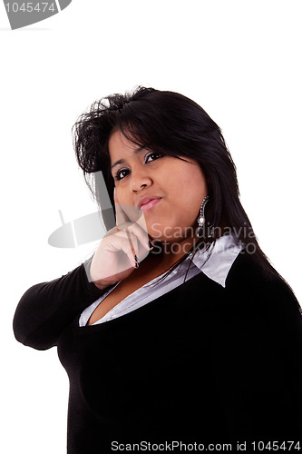 Image of large  latin woman