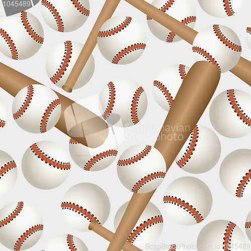 Image of baseball pattern