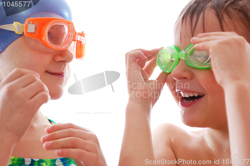 Image of kids with goggles