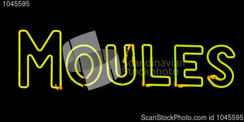Image of Mussel neon sign