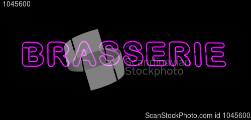 Image of Brasserie neon sign