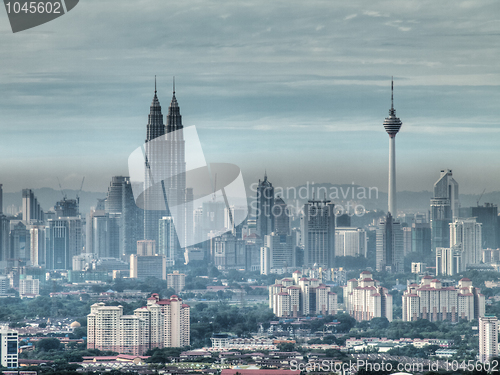 Image of Kuala Lumpur skyline.