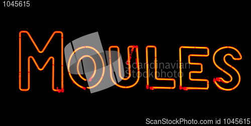 Image of Mussel neon sign