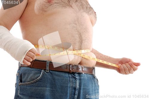 Image of belly fatness