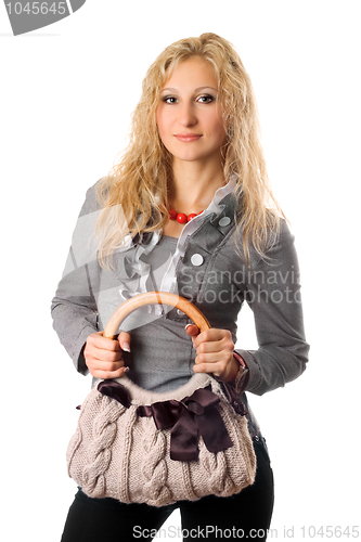 Image of Portrait of attractive blonde