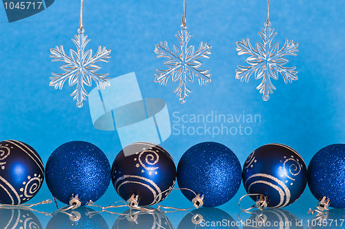 Image of New Year's and Christmas ornaments