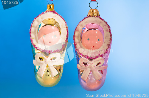 Image of New Year's and Christmas ornaments
