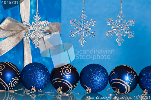 Image of New Year's and Christmas ornaments