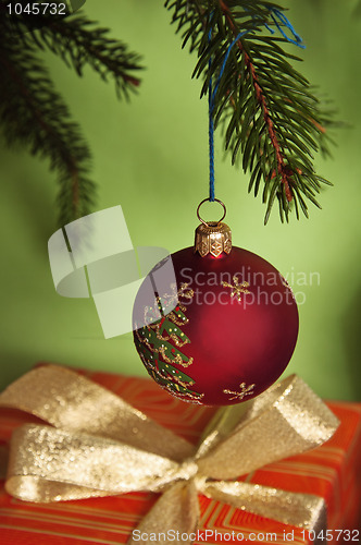 Image of New Year's and Christmas ornaments