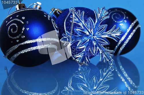 Image of New Year's and Christmas ornaments