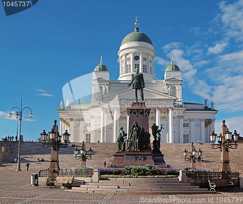 Image of Lutheran Cathedral on the Senatorial area. A monument to Alexand