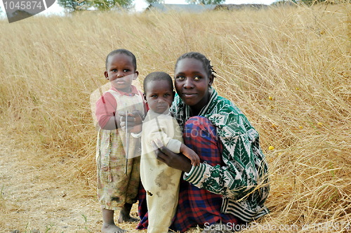 Image of Masai family