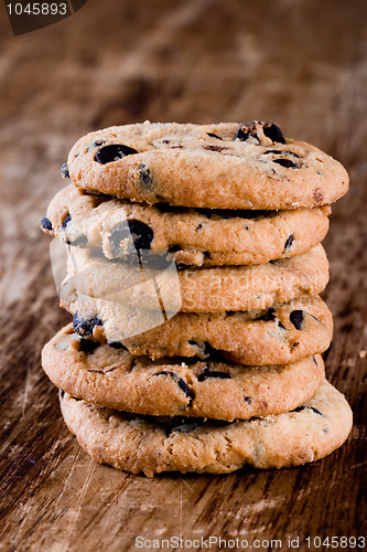 Image of stack of fresh baked cookies 