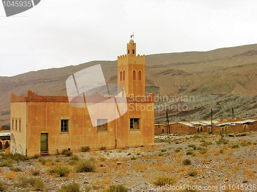 Image of Small remote desert mosque