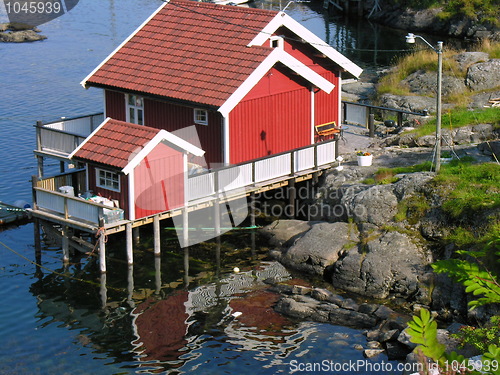 Image of House over a river