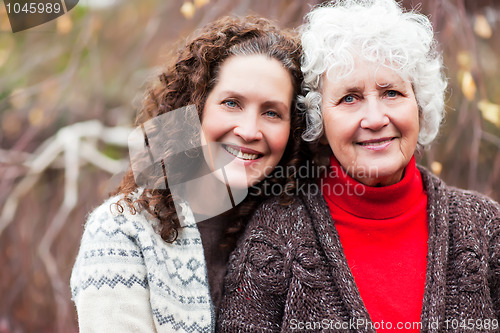 Image of Grandmother with her daughter