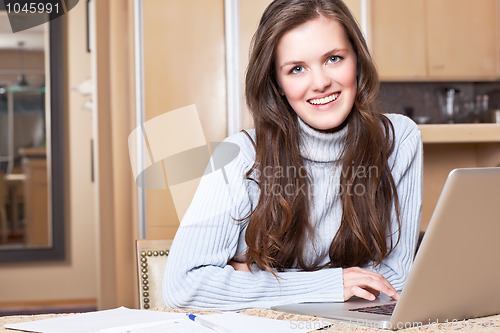 Image of Teen with laptop