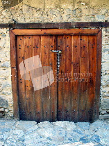 Image of Chained Door. Kakopetria. Cyprus