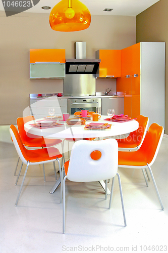 Image of Colorful kitchen
