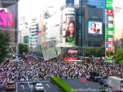 Image of Tokyo pedestrian crossing