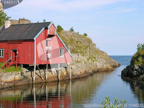 Image of House over a river