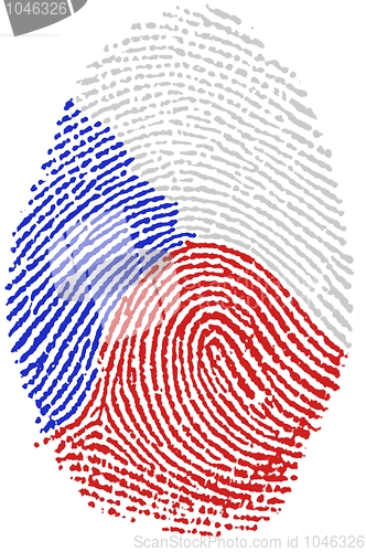 Image of Czech flag Fingerprint
