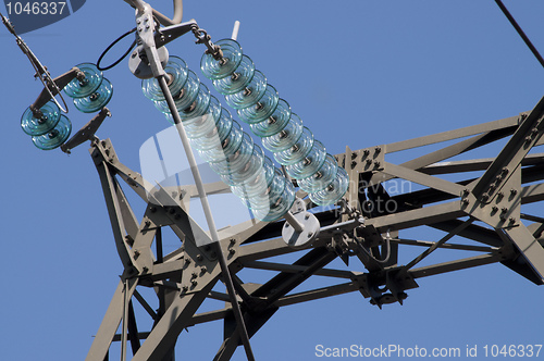 Image of High Voltage Tower Detail